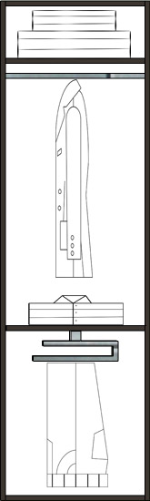 Ropa Corta, 3 cajones